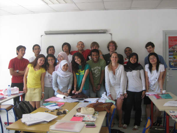 NICE 130.jpg - The class at l'Alliance Française